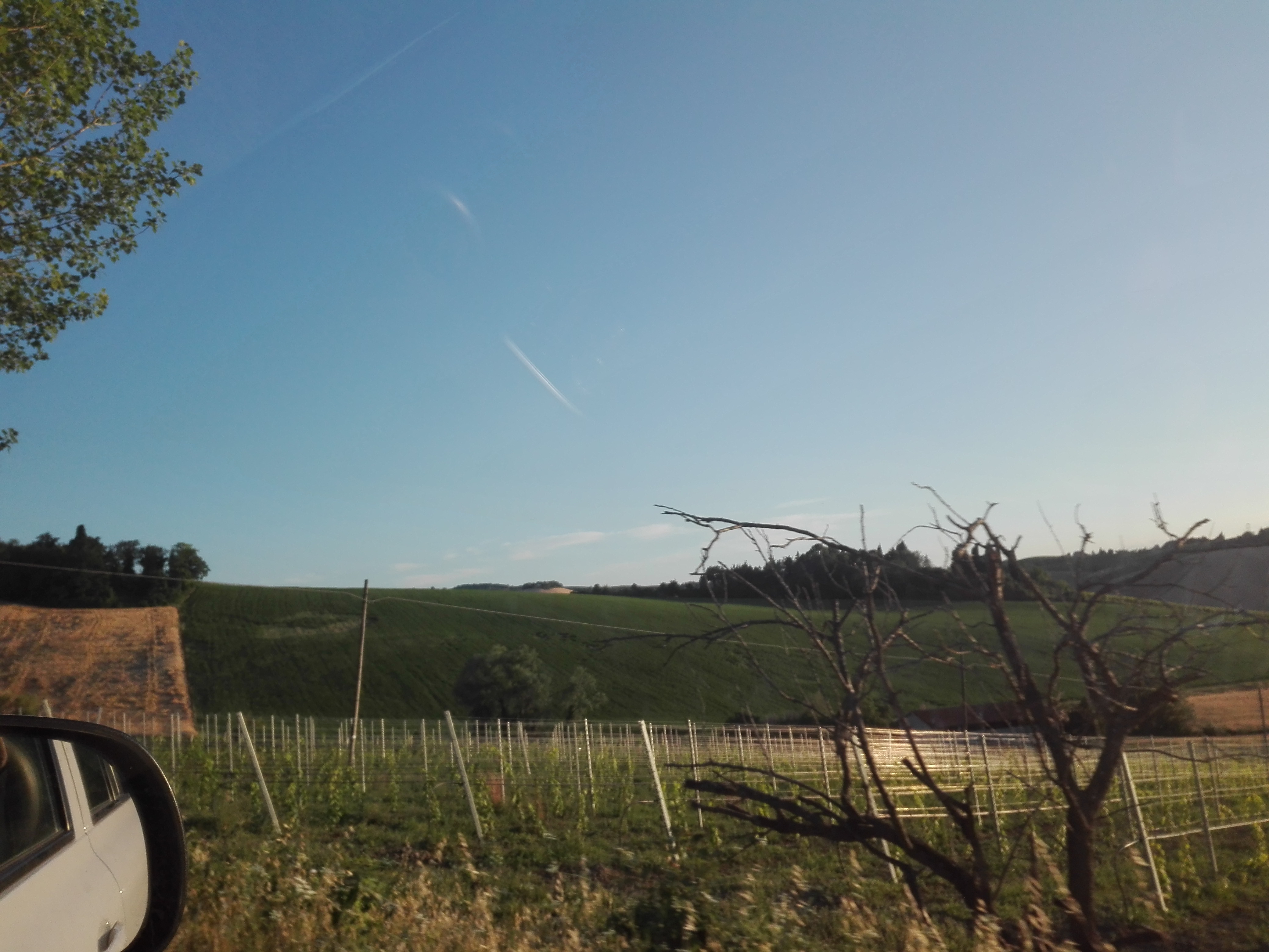 Bertinoro, sulla strada di Fratta Terme